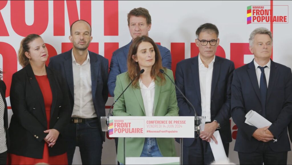 Conférence de presse du Nouveau Front populaire