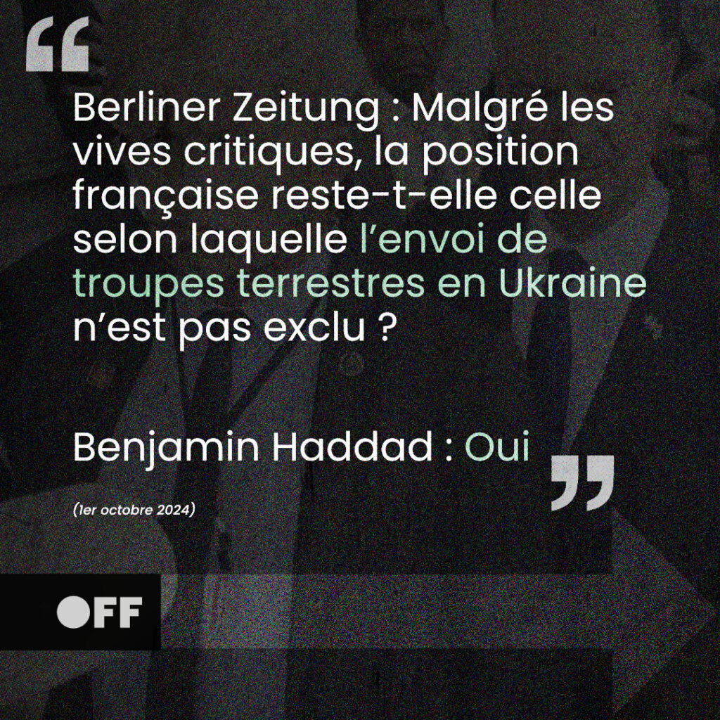 citation Benjamin Haddad