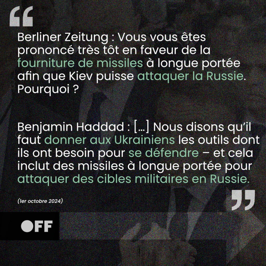 Citation Benjamin Haddad